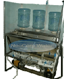 Lavadora de garrafon triple para purificadora de agua